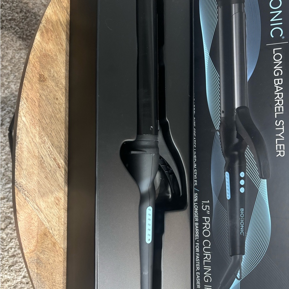 Black and Blue Hair Styling Tool